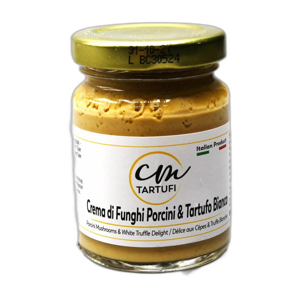Porcini mushroom and white truffle cream — CM Tartufi