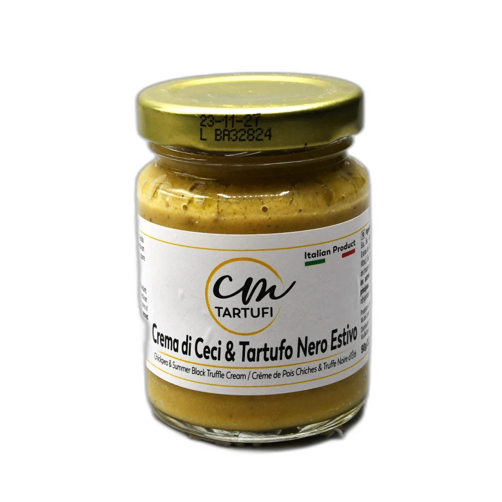 Crème de pois chiches et de truffe noire d’été — CM Tartufi