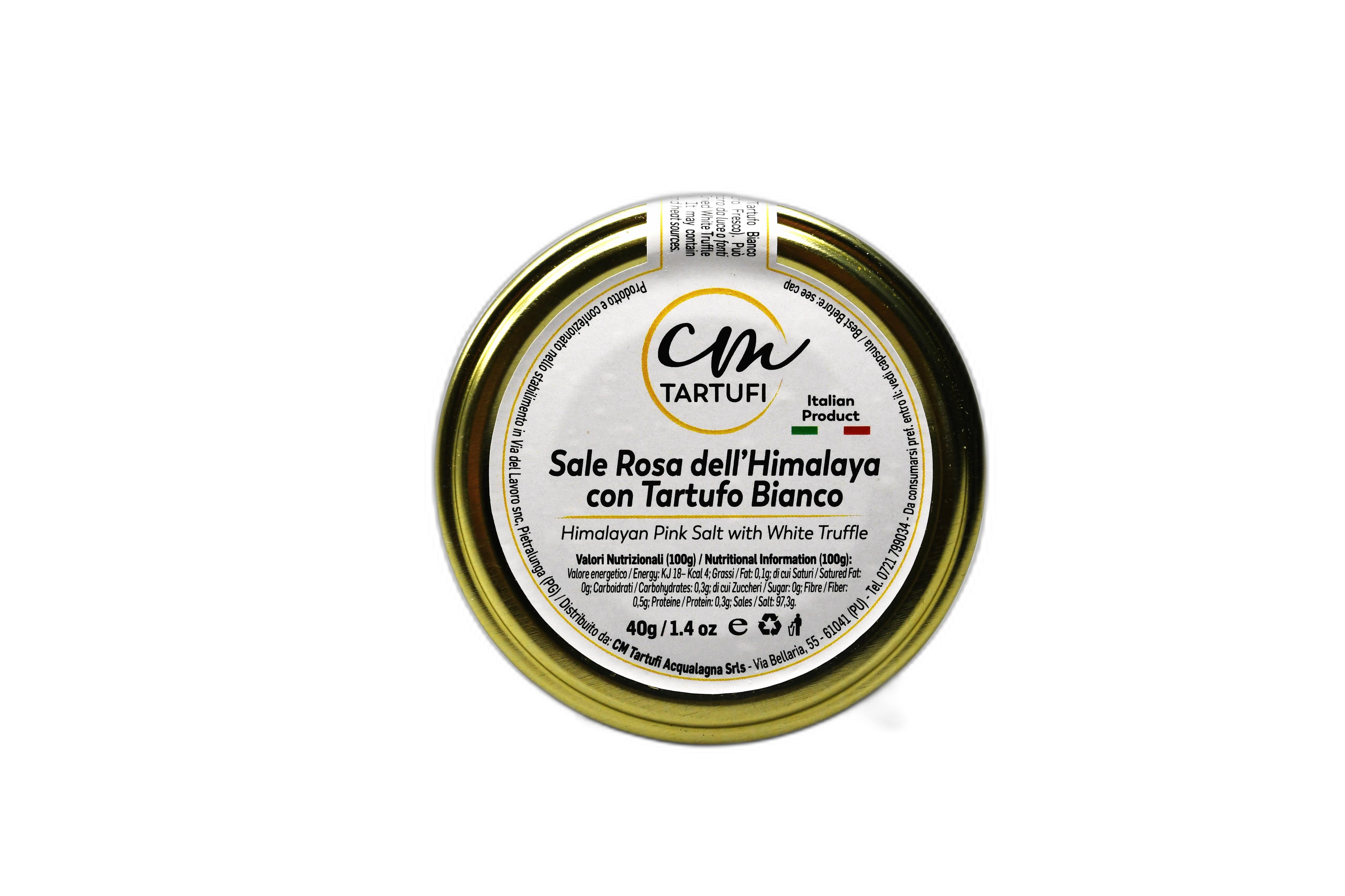 Sale Rosa dell'Himalaya con Tartufo Bianco